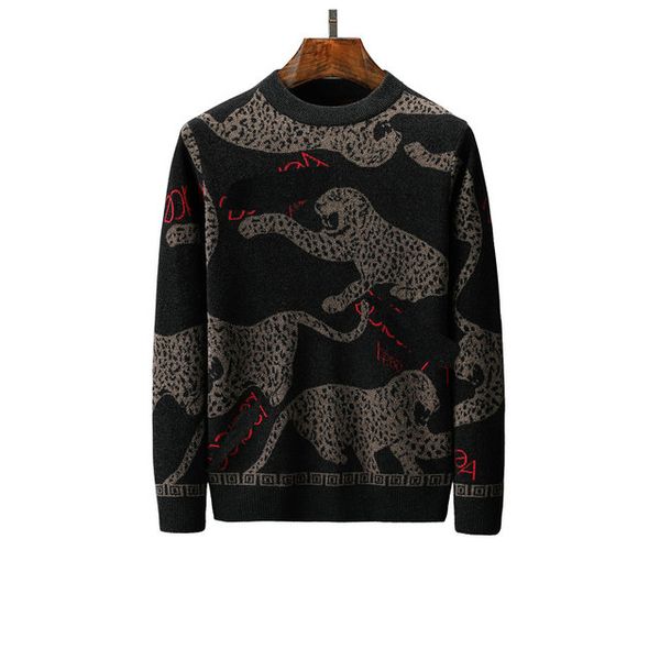 medusa mens winter sweater trend luxury boutique street sweater high end fashion designer leopard tide brand letter comfortable loose, White;black
medusa mens winter sweater trend luxury boutique street sweater high end fashion designer leopard tide brand letter comfortable loose, White;black