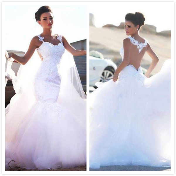 2019 white mermaid beach wedding dress with lace appliques backless bridal gowns plus size wedding dress
2019 white mermaid beach wedding dress with lace appliques backless bridal gowns plus size wedding dress