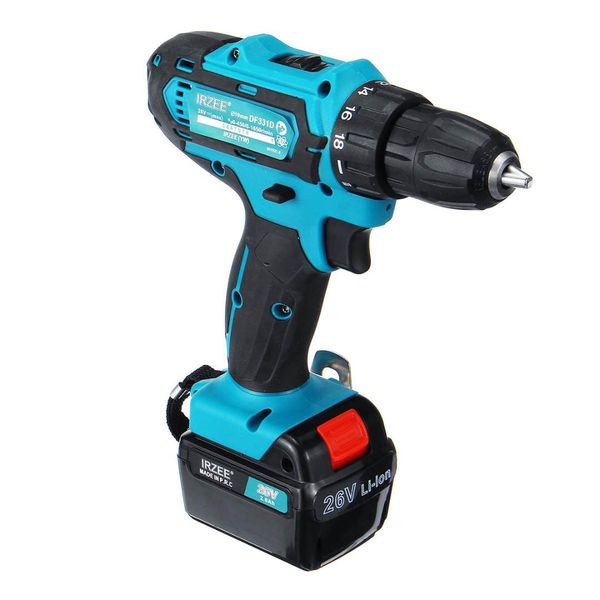 35nm electric screwdriver cordless drill drill led light driver 26v max dc li-ion battery 2-speed tools
35nm electric screwdriver cordless drill drill led light driver 26v max dc li-ion battery 2-speed tools