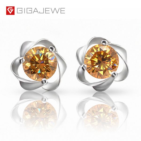gigajewe moissanite yellow round cut total 1.0ct lab grown diamond 3-prong silver earrings fashion jewelry girlfriend gift cj191202, Golden
gigajewe moissanite yellow round cut total 1.0ct lab grown diamond 3-prong silver earrings fashion jewelry girlfriend gift cj191202, Golden