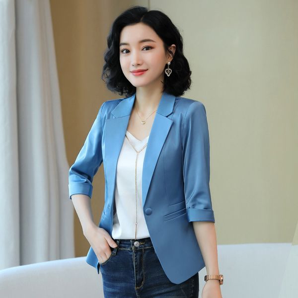women blazers spring and summer new non-ironing suit jacket women korean-style coat, White;black
women blazers spring and summer new non-ironing suit jacket women korean-style coat, White;black