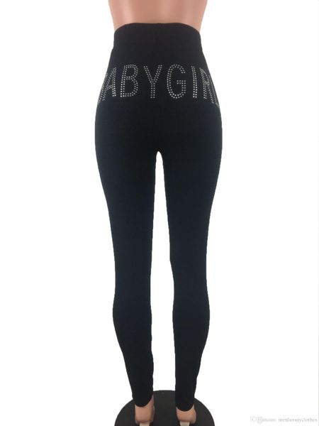 babygirl womens skinny pants women designer black leggings female wear casual yoga sports pants, Black;white
babygirl womens skinny pants women designer black leggings female wear casual yoga sports pants, Black;white
