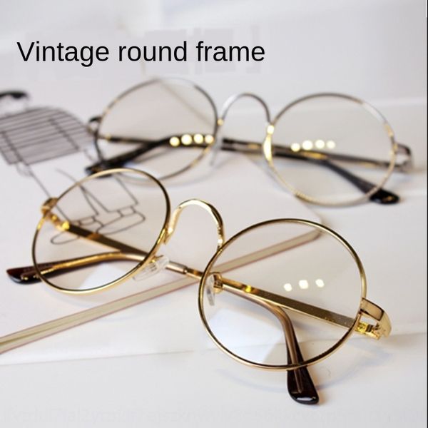 classic round metal fashionable myopia plain classic round metal frame glasses fashionable myopia plain glasses frame, Silver
classic round metal fashionable myopia plain classic round metal frame glasses fashionable myopia plain glasses frame, Silver