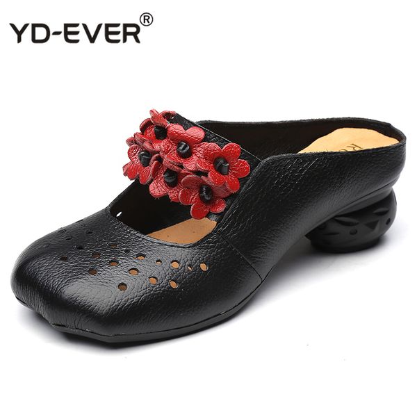 summer folk style genuine leather female slippers women shoes original vintage soft bottom hollow out flower sandal, Black
summer folk style genuine leather female slippers women shoes original vintage soft bottom hollow out flower sandal, Black
