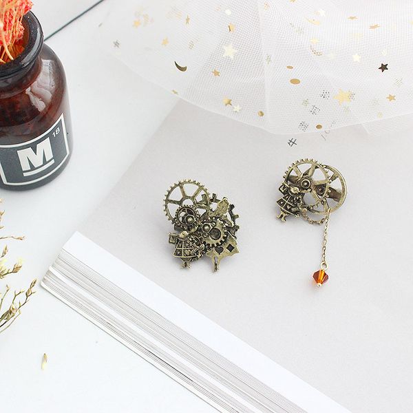 sansummer 2020 new style fashionable alloy plating cartoon retro old punk mechanical gear chain rabbit animal women's brooch 346, Gray
sansummer 2020 new style fashionable alloy plating cartoon retro old punk mechanical gear chain rabbit animal women's brooch 346, Gray