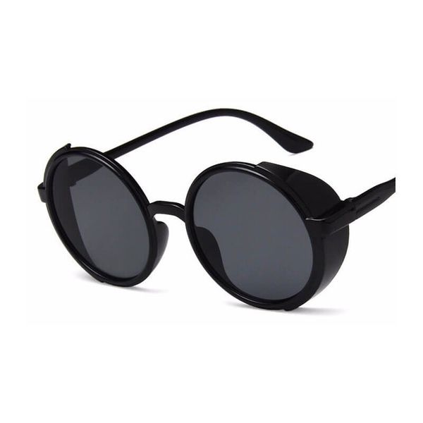 pink black vintage steampunk sunglasses women summer 2020 new sun glasses round frame with side shields aabp01, White;black
pink black vintage steampunk sunglasses women summer 2020 new sun glasses round frame with side shields aabp01, White;black
