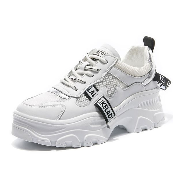 newdiscvry genuine leather mesh women's chunky shoes breathable women platform sneakers 2019 brand dad trainers lady footwear, Black
newdiscvry genuine leather mesh women's chunky shoes breathable women platform sneakers 2019 brand dad trainers lady footwear, Black