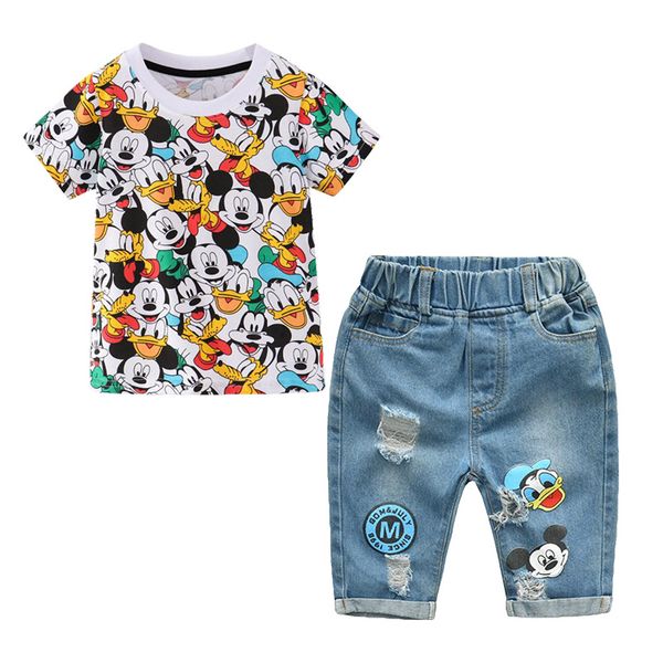 cartoon cotton boys shorts denim pants sport suit baby kids fashion short sleeve t shirt jeans clothes sets 1-5 y, White
cartoon cotton boys shorts denim pants sport suit baby kids fashion short sleeve t shirt jeans clothes sets 1-5 y, White