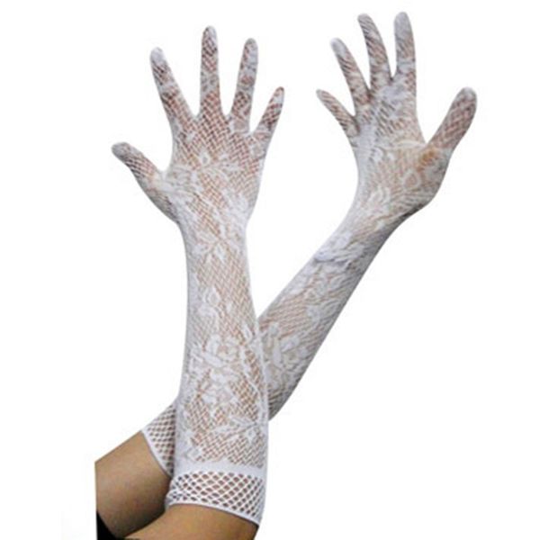 bridal gloves transparent lace super elastic gloves bride nurse maid lingerie seductive suit, White
bridal gloves transparent lace super elastic gloves bride nurse maid lingerie seductive suit, White