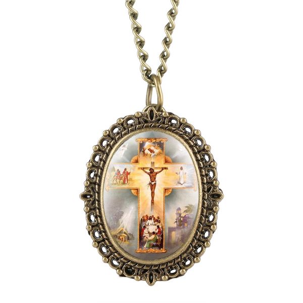 the cross of personality pocket watch for men unique oval pocket watches vintage gift for watch, Slivery;golden
the cross of personality pocket watch for men unique oval pocket watches vintage gift for watch, Slivery;golden