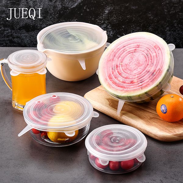 6 pcs/ set universal silicone cover fresh keeping silicone stretch lids caps for pot dish kitchen accessories
6 pcs/ set universal silicone cover fresh keeping silicone stretch lids caps for pot dish kitchen accessories
