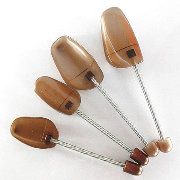 1 pair plastic shoe trees shapers boot stretcher keeper adjustable, White;pink