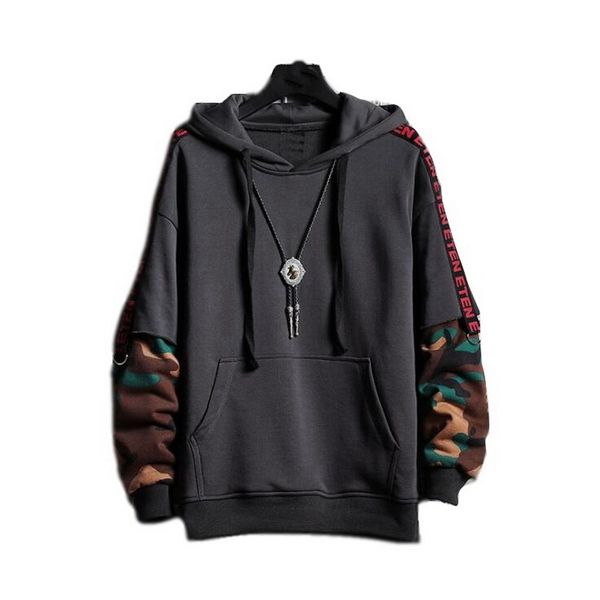 2019 camouflage hip hop men hoodie autumn cotton male sweatshirt soft grey hooded loose hoodie streetwear coat, Black
2019 camouflage hip hop men hoodie autumn cotton male sweatshirt soft grey hooded loose hoodie streetwear coat, Black