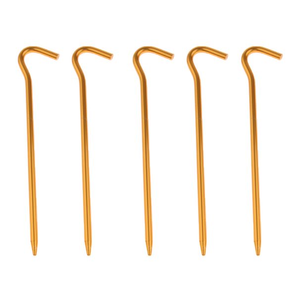 5 pieces 18cm long aluminum tent pegs - garden stakes -heavy duty - rust outdoor camping canopy awning accessories
5 pieces 18cm long aluminum tent pegs - garden stakes -heavy duty - rust outdoor camping canopy awning accessories