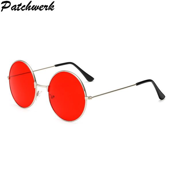 new burst metal circular fashion marine lenses red sunglasses men and women personality prince mirror uv400, White;black
new burst metal circular fashion marine lenses red sunglasses men and women personality prince mirror uv400, White;black
