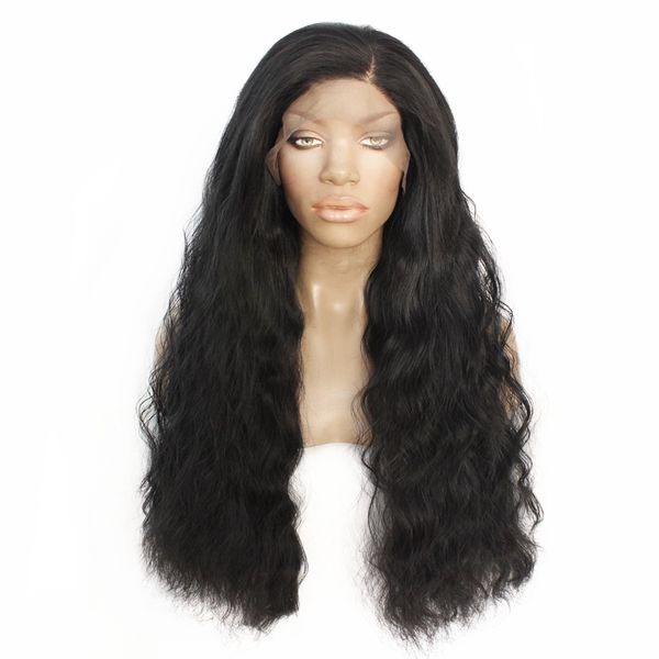 water wavy long hair wig side part natural hairline black lace front wig 180% density full hair synthetic fiber
water wavy long hair wig side part natural hairline black lace front wig 180% density full hair synthetic fiber
