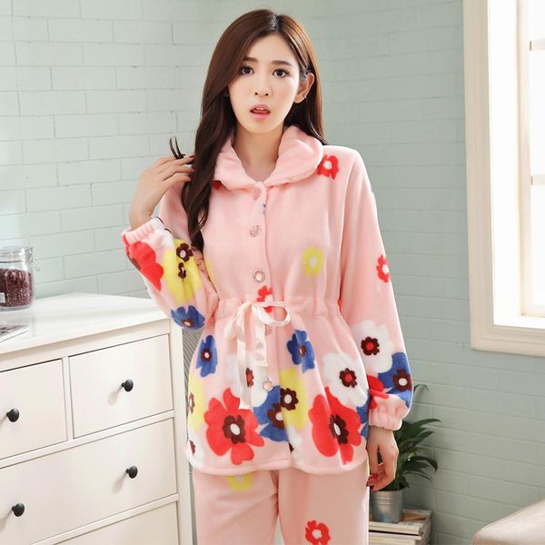 3xl 4xl plus women comfortable warm flannel pajama set flower print pyjama set long sleeve sleepwear suit mother nightshirt sets, Blue;gray
3xl 4xl plus women comfortable warm flannel pajama set flower print pyjama set long sleeve sleepwear suit mother nightshirt sets, Blue;gray