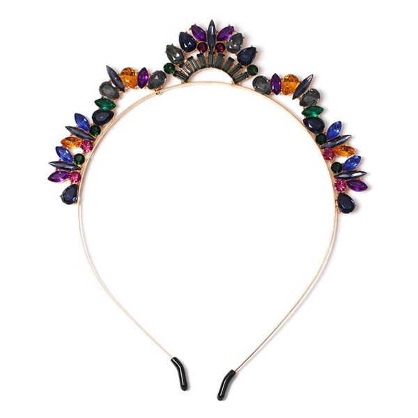 bridal crown headband wedding hair accessories alloy acrylic rhinestone head hoop bride jewelry headdress, Golden;white
bridal crown headband wedding hair accessories alloy acrylic rhinestone head hoop bride jewelry headdress, Golden;white