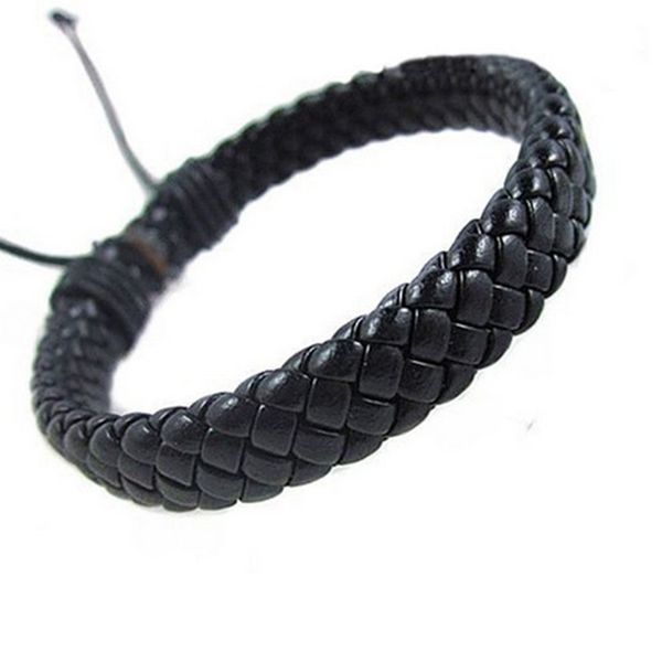 fashion trendy charm bracelets leather jewelry woven rope chain comfortable vintage men women bohemia wholesale gift, Black
fashion trendy charm bracelets leather jewelry woven rope chain comfortable vintage men women bohemia wholesale gift, Black