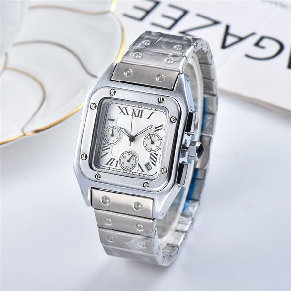 Роскошные женщины часы Красный Все стали Silver White Men моды Кварцевые часы платье Час
Роскошные женщины часы Красный Все стали Silver White Men моды Кварцевые часы платье Час