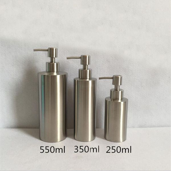 stainless steel 250ml 350ml 550ml liquid soap dispenser kitchen bathroom lotion pump bottle multifunction sink detergent supply
stainless steel 250ml 350ml 550ml liquid soap dispenser kitchen bathroom lotion pump bottle multifunction sink detergent supply