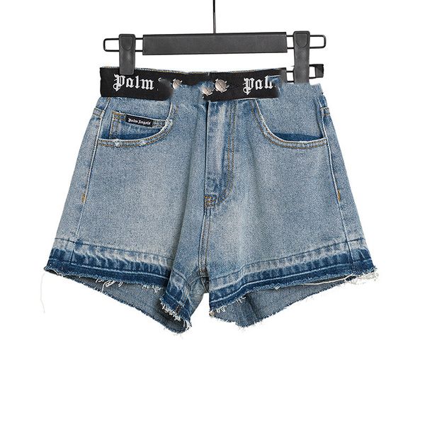 pa20ss summer new european and american tide brand palm letter embroidery wash denim bleaching hair whisker ladies shorts, Blue
pa20ss summer new european and american tide brand palm letter embroidery wash denim bleaching hair whisker ladies shorts, Blue