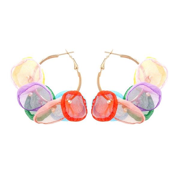 7 colors cloth flower ladies hoop earrings elegant sweet for girl women boucle d'oreille femme party birthday jewelry earrings, Golden;silver
7 colors cloth flower ladies hoop earrings elegant sweet for girl women boucle d'oreille femme party birthday jewelry earrings, Golden;silver