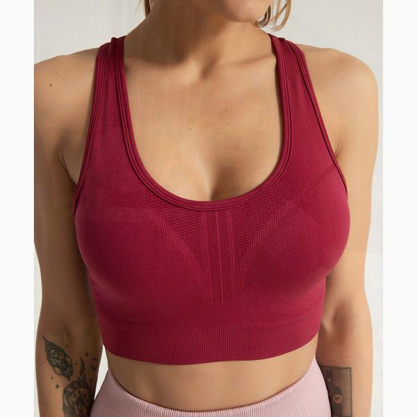 gym push up fitness colorvalue seamless padded strappy sports yoga workout bra plus size sports wear activewear for women, White;black
gym push up fitness colorvalue seamless padded strappy sports yoga workout bra plus size sports wear activewear for women, White;black