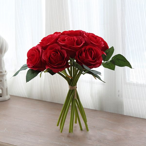 10pcs artificial red rose heads flower wedding bridal silk bouquet birthday party valentine's day home decoration
10pcs artificial red rose heads flower wedding bridal silk bouquet birthday party valentine's day home decoration