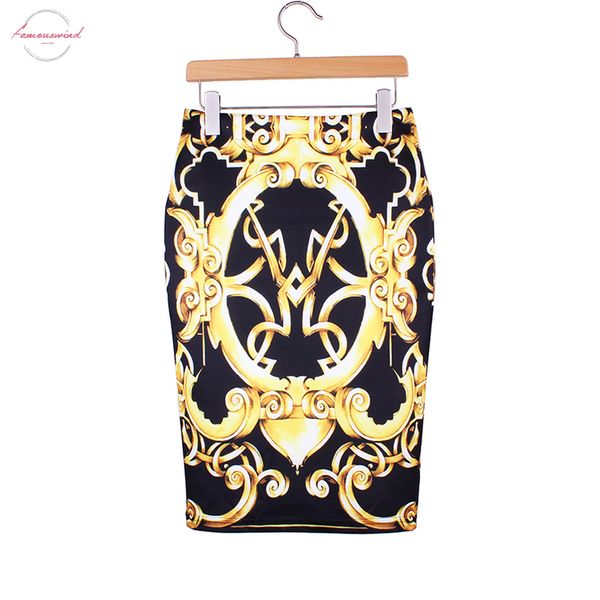 s 4xl women pencil skirts america amp; europe fashion ladies slim faldas golden print vogue girls casual bottoms, Black 
s 4xl women pencil skirts america amp; europe fashion ladies slim faldas golden print vogue girls casual bottoms, Black