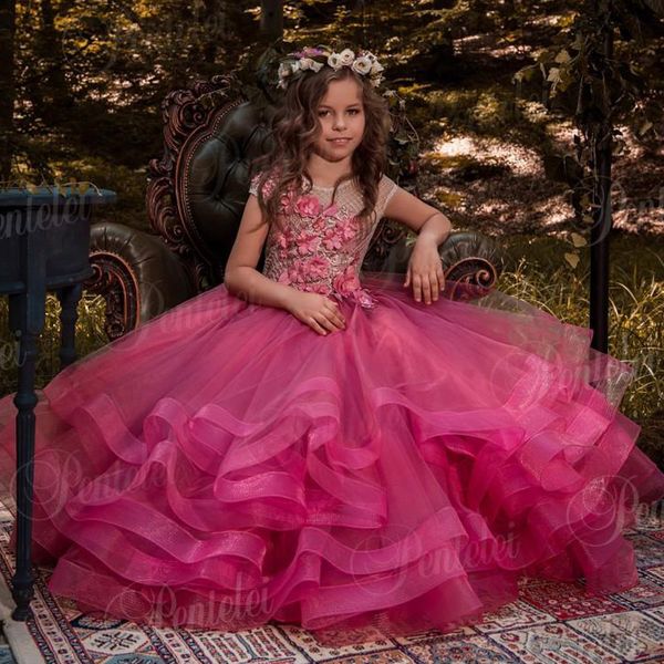 tiered skirts pink flower girl dresses for weddings 3d floral appliqued toddler pageant dress boho beach little baby communion, White;red
tiered skirts pink flower girl dresses for weddings 3d floral appliqued toddler pageant dress boho beach little baby communion, White;red