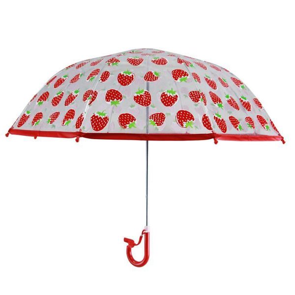 cartoon strawberry transparent cartoon umbrella kids students boy non-automatic rain umbrella with handle wholesale
cartoon strawberry transparent cartoon umbrella kids students boy non-automatic rain umbrella with handle wholesale
