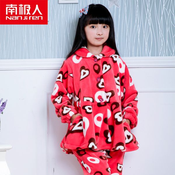 nanjiren kids pajamas girls flannel sleepwear fleece nightwear set baby coral velvet warm thick nightclothes children pajamas, Blue;red
nanjiren kids pajamas girls flannel sleepwear fleece nightwear set baby coral velvet warm thick nightclothes children pajamas, Blue;red