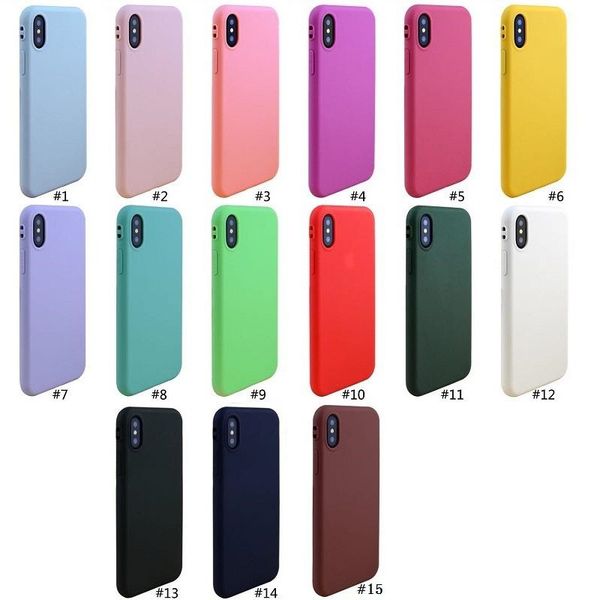 New High Quality Candy Color Soft TPU Silicone Mobile Cell Phone Case Slim Cover For iphone XS max XR X iphone 6 6S 7 8 plus 5S with opp bag
New High Quality Candy Color Soft TPU Silicone Mobile Cell Phone Case Slim Cover For iphone XS max XR X iphone 6 6S 7 8 plus 5S with opp bag