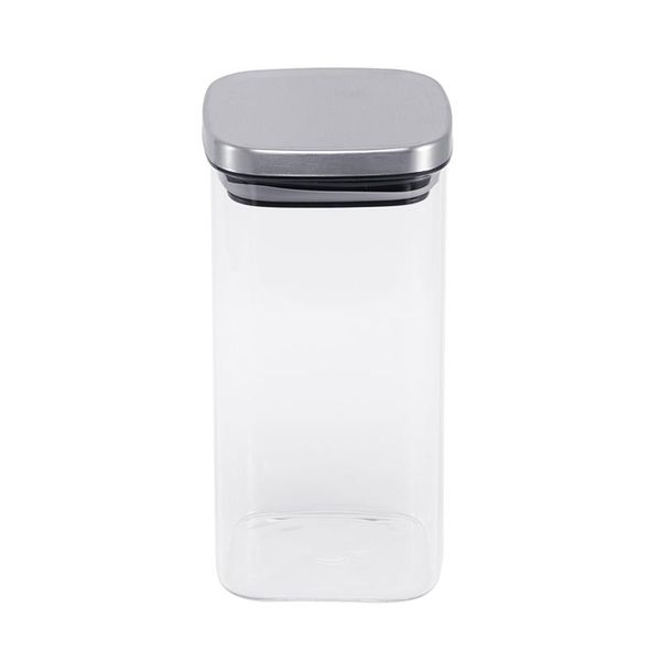 1pc storage jar stainless steel cover handy practical grain container empty storage bottle glass jar for kitchen home
1pc storage jar stainless steel cover handy practical grain container empty storage bottle glass jar for kitchen home