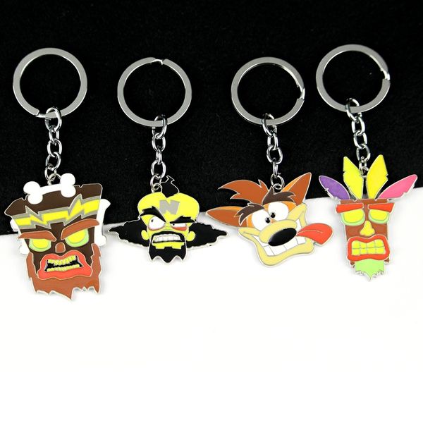 fashion anime crash bandicoot keychain wolf aboriginal key ring accessories holder chaveiro jewelry for men women cosplay gift, Silver
fashion anime crash bandicoot keychain wolf aboriginal key ring accessories holder chaveiro jewelry for men women cosplay gift, Silver