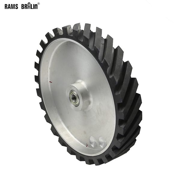 300*50mm grooved rubber contact wheel dynamically balanced belt grinder sanding belt set for metal grinding
300*50mm grooved rubber contact wheel dynamically balanced belt grinder sanding belt set for metal grinding