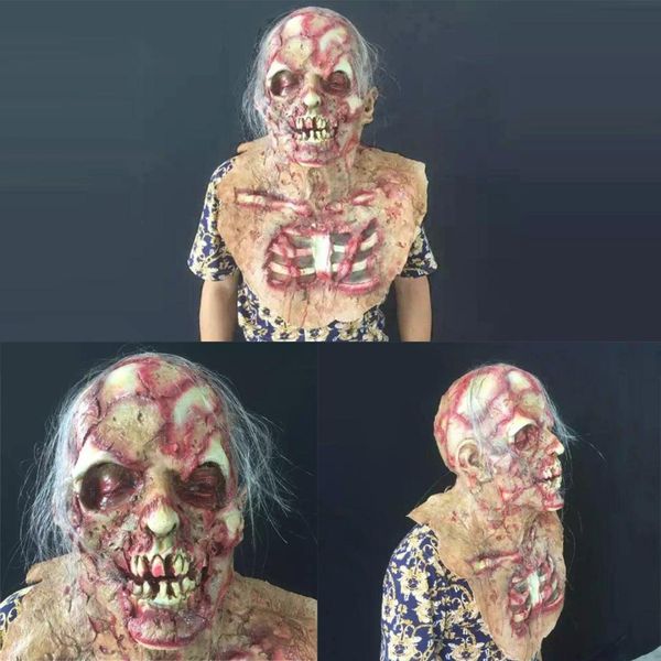 horror rotten zombie devil skull cover bloody zombie mask melting face latex costume halloween scary prop
horror rotten zombie devil skull cover bloody zombie mask melting face latex costume halloween scary prop