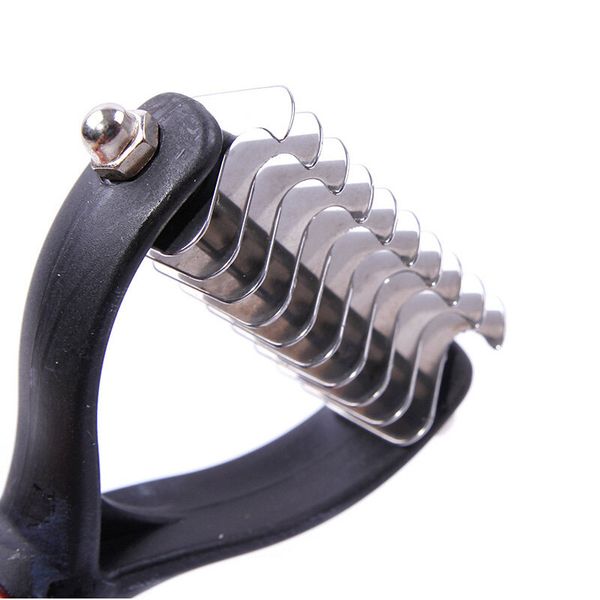hswll new stainless double-sided pet cat dog comb brush professional large dogs open knot rake knife pet grooming products
hswll new stainless double-sided pet cat dog comb brush professional large dogs open knot rake knife pet grooming products