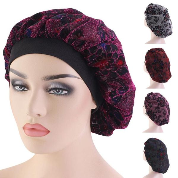 women turban elastic night sleep cap printed hair care bonnet head scarf headwear muslim hats cover skullies beanies nightcaps, Blue;gray
women turban elastic night sleep cap printed hair care bonnet head scarf headwear muslim hats cover skullies beanies nightcaps, Blue;gray