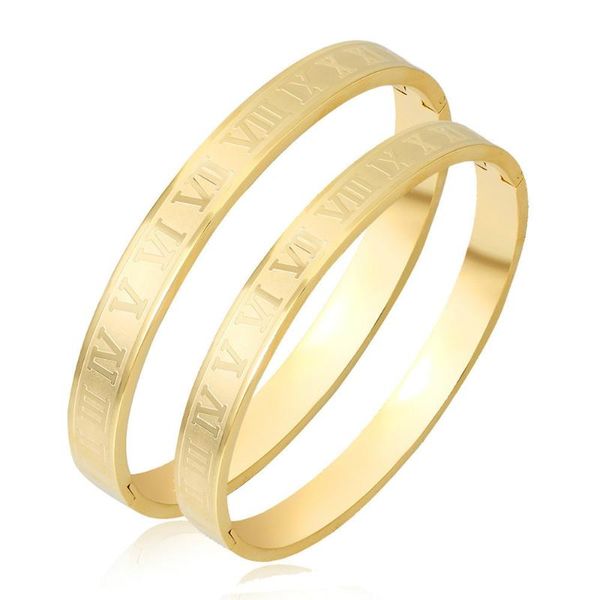 roman numeral bracelet stainless steel letter bracelet for women men gold bangle jewelry wholesale, Black
roman numeral bracelet stainless steel letter bracelet for women men gold bangle jewelry wholesale, Black