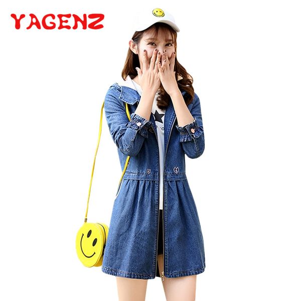 yagenz basic coat long jeans jacket women slim ripped denim jacket femme elegant hooded jackets outerwear casacos feminino 353, Black;brown
yagenz basic coat long jeans jacket women slim ripped denim jacket femme elegant hooded jackets outerwear casacos feminino 353, Black;brown