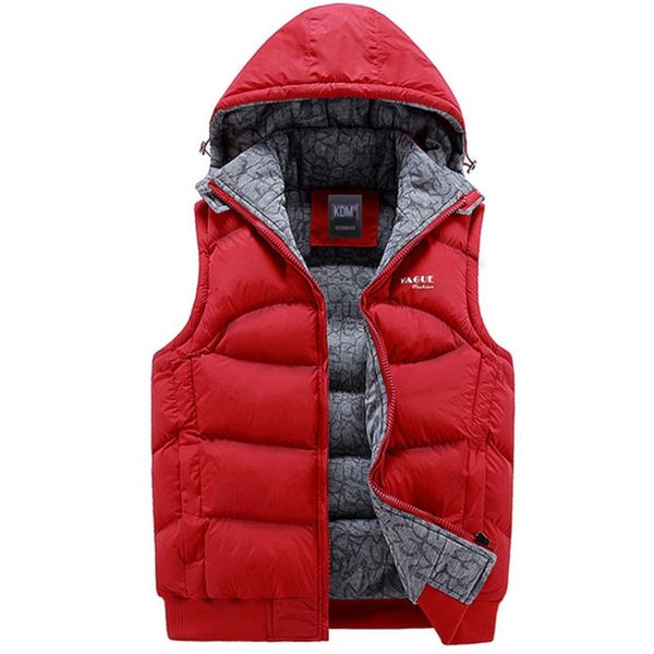 male thickening cotton vest hat hooded warm vest winter waistcoat men casual windbreaker fashion sleeveless fashion jacket, Black;white
male thickening cotton vest hat hooded warm vest winter waistcoat men casual windbreaker fashion sleeveless fashion jacket, Black;white