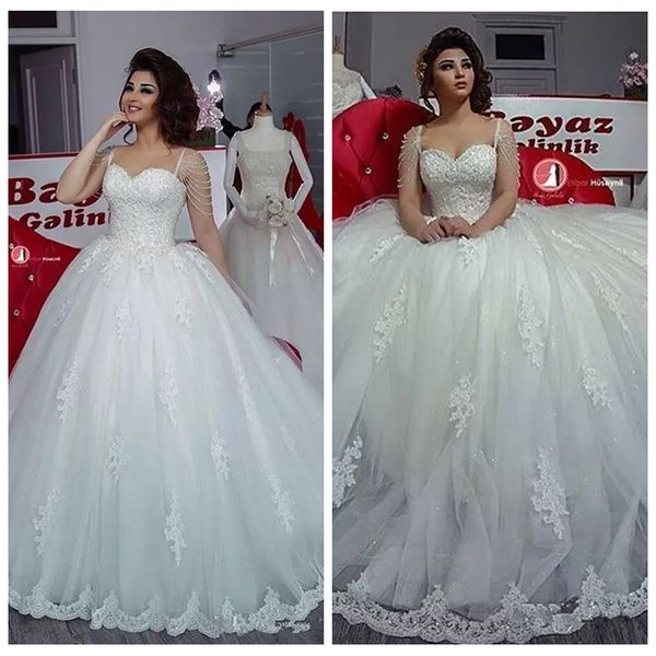 spaghetti a-line wedding dresses beaded lace up back bridal gowns 2019 vestidos de marriage formal long wedding wear, White
spaghetti a-line wedding dresses beaded lace up back bridal gowns 2019 vestidos de marriage formal long wedding wear, White