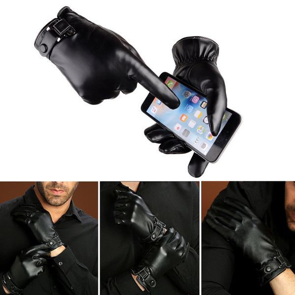 warm men black winter leather motorcycle full finger touch screen warm gloves, Blue;gray
warm men black winter leather motorcycle full finger touch screen warm gloves, Blue;gray