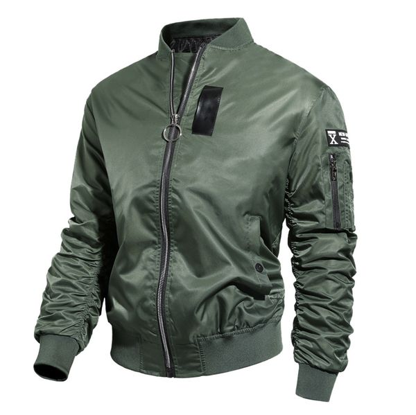 2019 ma1 thick and thin army green motorcycle ma-1 pilot air men bomber jacket stand collar coat, Black;brown
2019 ma1 thick and thin army green motorcycle ma-1 pilot air men bomber jacket stand collar coat, Black;brown
