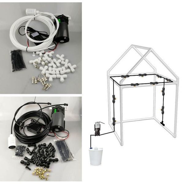 6m-18m white water sprayer misting cooling system kit for greenhouse garden patio watering irrigation
6m-18m white water sprayer misting cooling system kit for greenhouse garden patio watering irrigation