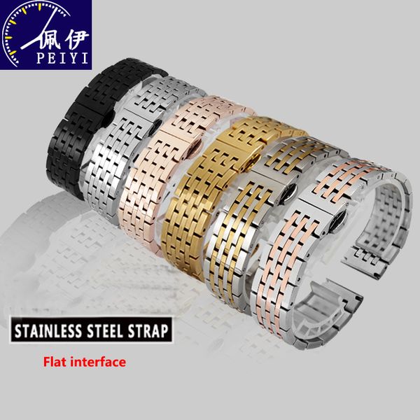peiyi 18mm19mm20mm22mm solid stainless steel wristband waterproof belt deployment buckle replace steel bracelet men's and fe, Black;brown
peiyi 18mm19mm20mm22mm solid stainless steel wristband waterproof belt deployment buckle replace steel bracelet men's and fe, Black;brown