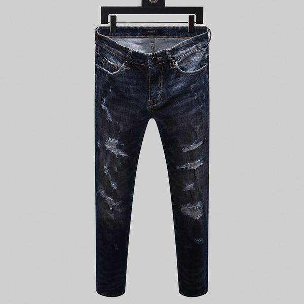 2020 men's distressed ripped skinny jeans fashion designer mens jeans slim motorcycle moto biker causal motorcycle men pants, Blue
2020 men's distressed ripped skinny jeans fashion designer mens jeans slim motorcycle moto biker causal motorcycle men pants, Blue