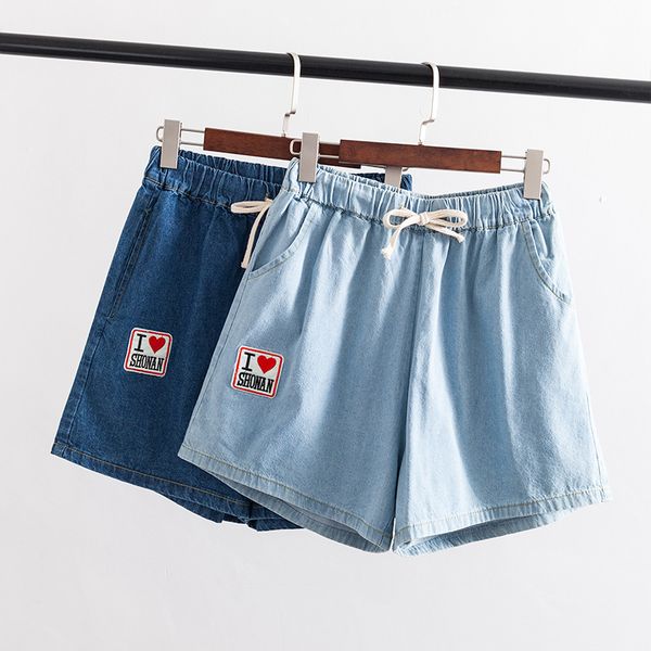 2019 plus size casual jeans summer women clothing fashion loose washing embroidery denim shorts t55-6209, Blue
2019 plus size casual jeans summer women clothing fashion loose washing embroidery denim shorts t55-6209, Blue